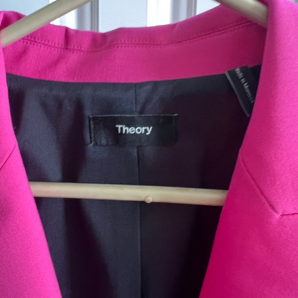 THEORY ETIENNETTE BLAZER Size 4 Pink - Picture 5 of 7